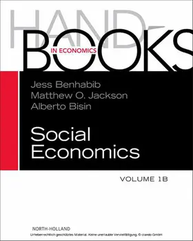 Benhabib / Bisin / Jackson |  Handbook of Social Economics | eBook | Sack Fachmedien