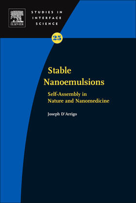 D'Arrigo |  Stable-Nanoemulsions | Buch |  Sack Fachmedien