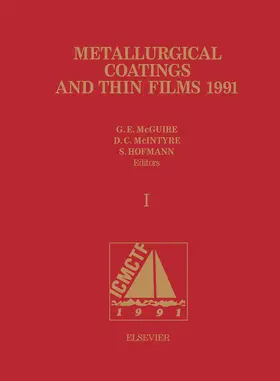 McGuire / McIntyre / Hofmann |  Metallurgical Coatings and Thin Films 1991 | eBook | Sack Fachmedien