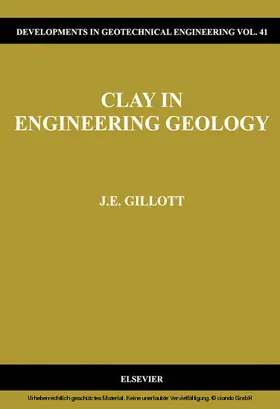 Gillott |  Clay in Engineering Geology | eBook | Sack Fachmedien