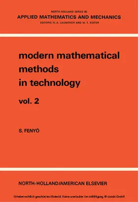 Fenyo |  Modern Mathematical Methods In Technology | eBook | Sack Fachmedien