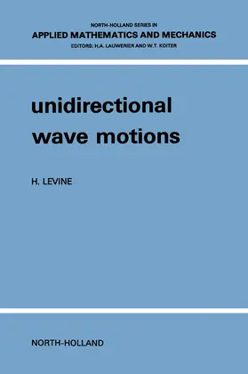 Levine |  Unidirectional Wave Motions | eBook | Sack Fachmedien