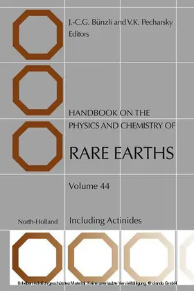 Bünzli / Pecharsky |  Handbook on the Physics and Chemistry of Rare Earths | eBook | Sack Fachmedien