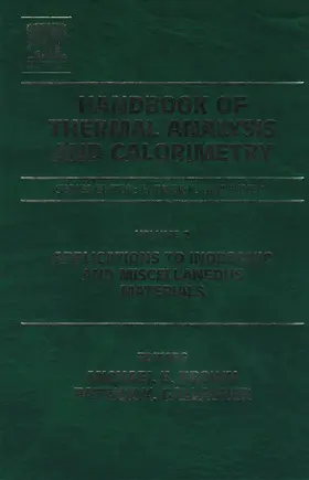 Brown / Gallagher |  Handbook of Thermal Analysis and Calorimetry | Buch |  Sack Fachmedien