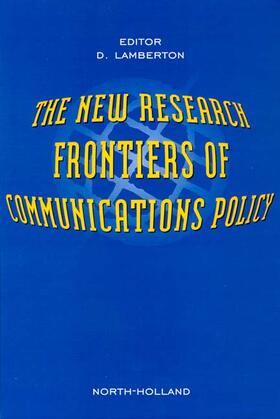 Lamberton |  The New Research Frontiers of Communications Policy | Buch |  Sack Fachmedien