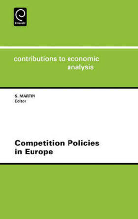 Martin |  Competition Policies in Europe | Buch |  Sack Fachmedien