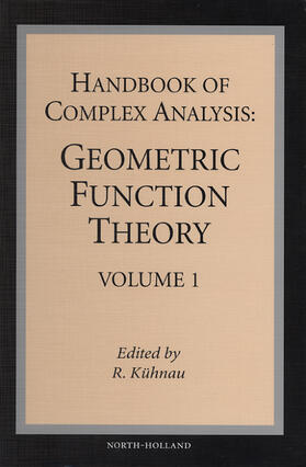 Kuhnau |  Handbook of Complex Analysis | Buch |  Sack Fachmedien