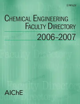 Qin |  Chemical Engineering Faculty Directory | Buch |  Sack Fachmedien