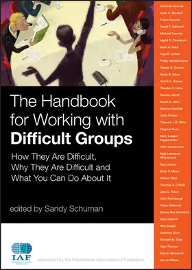 Schuman |  The Handbook for Working with Difficult Groups | Buch |  Sack Fachmedien