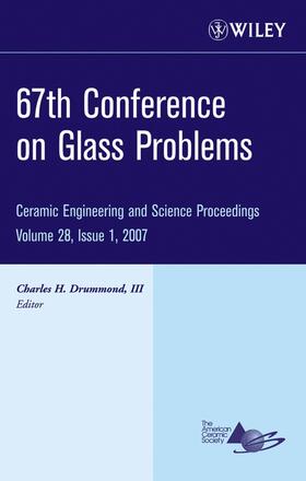 Drummond |  67th Conference on Glass Problems, Volume 28, Issue 1 | Buch |  Sack Fachmedien