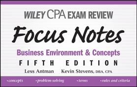 Antman / Stevens |  Wiley CPA Examination Review Focus Notes | Buch |  Sack Fachmedien