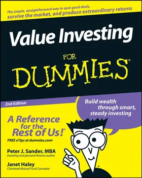 Haley / Sander |  Value Investing For Dummies | Buch |  Sack Fachmedien