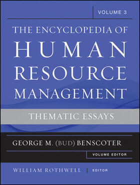 Benscoter |  The Encyclopedia of Human Resource Management, Volume 3 | Buch |  Sack Fachmedien