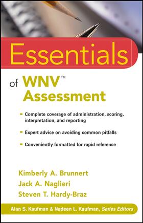 Brunnert / Naglieri / Hardy-Braz |  Essentials of Wnv Assessment | Buch |  Sack Fachmedien