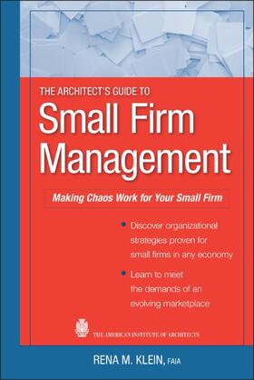Klein |  The Architect's Guide to Small Firm Management | Buch |  Sack Fachmedien