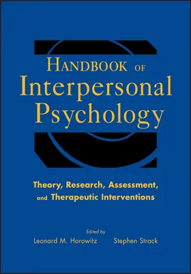 Horowitz / Strack |  Handbook of Interpersonal Psychology | Buch |  Sack Fachmedien