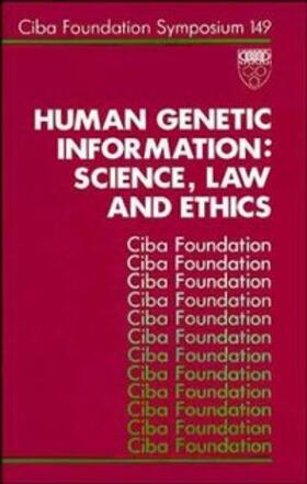 Chadwick / Bock / Whelan |  Human Genetic Information | eBook | Sack Fachmedien