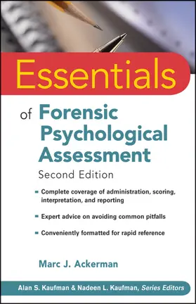 Ackerman |  Essentials of Forensic Psychological Assessment | Buch |  Sack Fachmedien