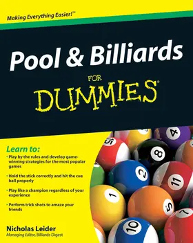 Leider |  Pool and Billiards For Dummies | Buch |  Sack Fachmedien