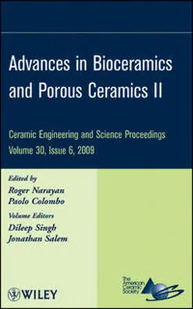 Brown / Bachrach / Singh |  Advances in Bioceramics and Porous Ceramics II, Volume 30, Issue 6 | eBook | Sack Fachmedien