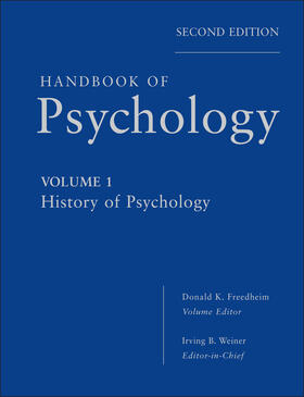 Weiner |  Handbook of Psychology, History of Psychology | Buch |  Sack Fachmedien