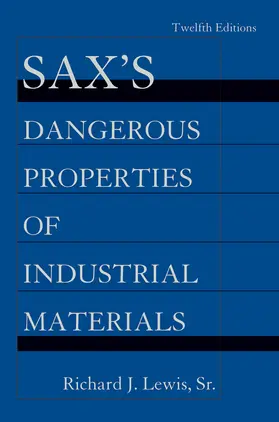 Lewis |  Sax's Dangerous Properties of Industrial Materials, 5 Volume Set | Buch |  Sack Fachmedien