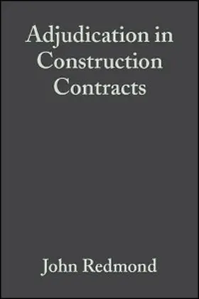 Redmond |  Adjudication in Construction Contracts | eBook | Sack Fachmedien