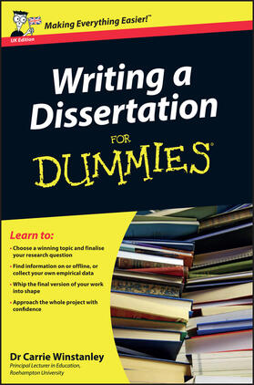 Winstanley |  Writing a Dissertation For Dummies | Buch |  Sack Fachmedien