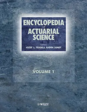 Teugels / Sundt |  Encyclopedia of Actuarial Science, 3 Volume Set | Buch |  Sack Fachmedien