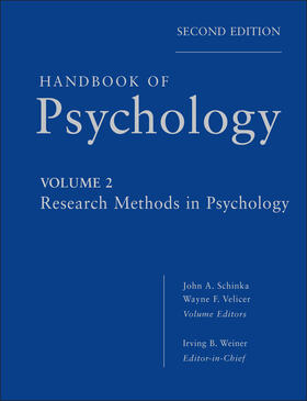 Weiner / Schinka / Velicer |  Handbook of Psychology, Volume 2 | Buch |  Sack Fachmedien