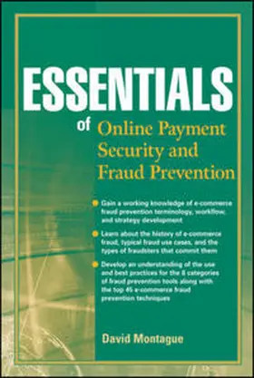 Montague |  Essentials of Online payment Security and Fraud Prevention | eBook | Sack Fachmedien