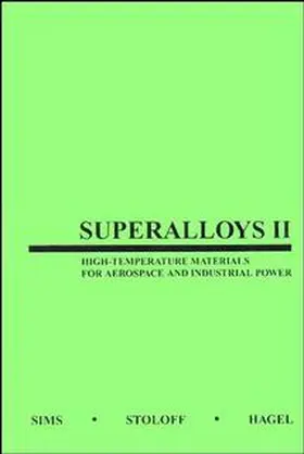 Sims / Stoloff / Hagel |  Superalloys 2 | Buch |  Sack Fachmedien