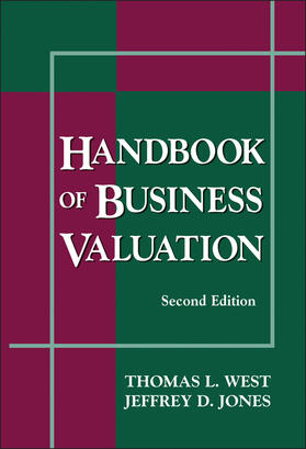 West / Jones |  Handbook of Business Valuation | Buch |  Sack Fachmedien