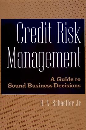 Schaeffer |  Credit Risk Management | Buch |  Sack Fachmedien