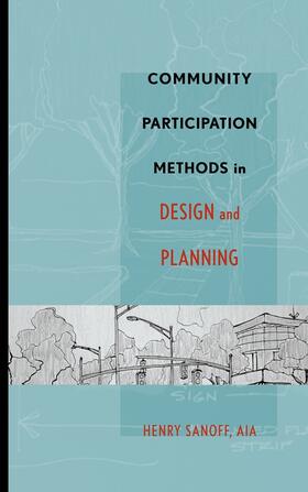 Sanoff |  Community Participation Methods in Design and Planning | Buch |  Sack Fachmedien