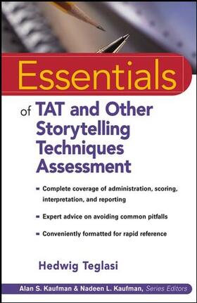 Teglasi |  Essentials of TAT and Other Storytelling Techniques Assessment | Buch |  Sack Fachmedien