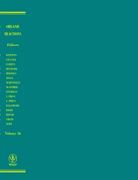 Overman |  Organic Reactions, Volume 56 | Buch |  Sack Fachmedien