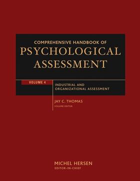 Thomas / Hersen |  Comprehensive Handbook of Psychological Assessment, Volume 4 | Buch |  Sack Fachmedien