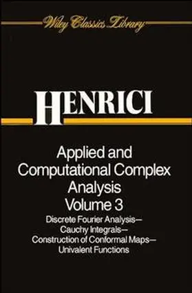 Henrici |  Applied and Computational Complex Analysis, Volume 3 | Buch |  Sack Fachmedien