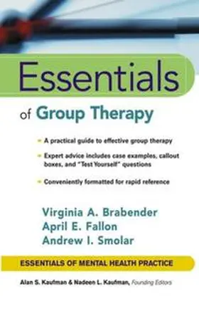 Brabender / Smolar / Fallon |  Essentials of Group Therapy | eBook | Sack Fachmedien