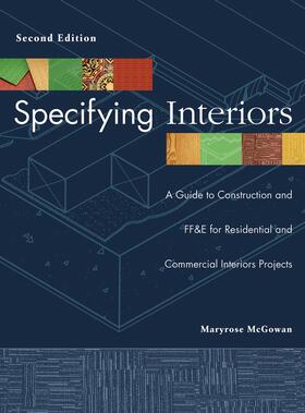 McGowan |  Specifying Interiors | Buch |  Sack Fachmedien