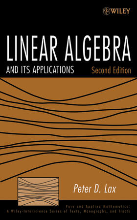 Lax |  Linear Algebra and Its Applications | Buch |  Sack Fachmedien