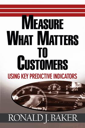 Baker |  Measure What Matters to Customers | Buch |  Sack Fachmedien