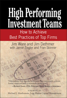 Ware / Dethmer / Ziegler |  High Performing Investment Teams | Buch |  Sack Fachmedien