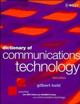 Held |  Dictionary of Communications Technology | Buch |  Sack Fachmedien