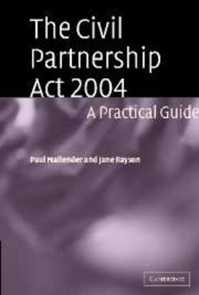 Mallender | Civil Partnership Act 2004 | E-Book | sack.de