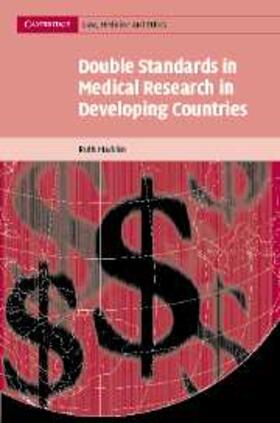 Macklin |  Double Standards in Medical Research in Developing Countries | eBook | Sack Fachmedien