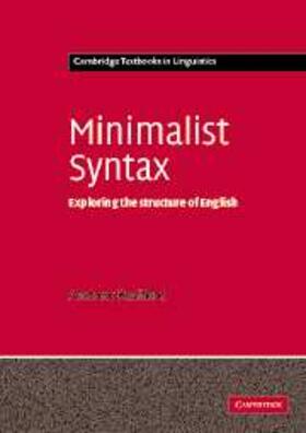 Radford |  Minimalist Syntax | eBook | Sack Fachmedien