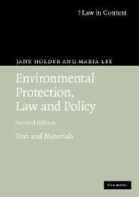 Holder |  Environmental Protection, Law and Policy | eBook | Sack Fachmedien