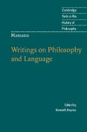 Haynes |  Hamann: Writings on Philosophy and Language | eBook | Sack Fachmedien